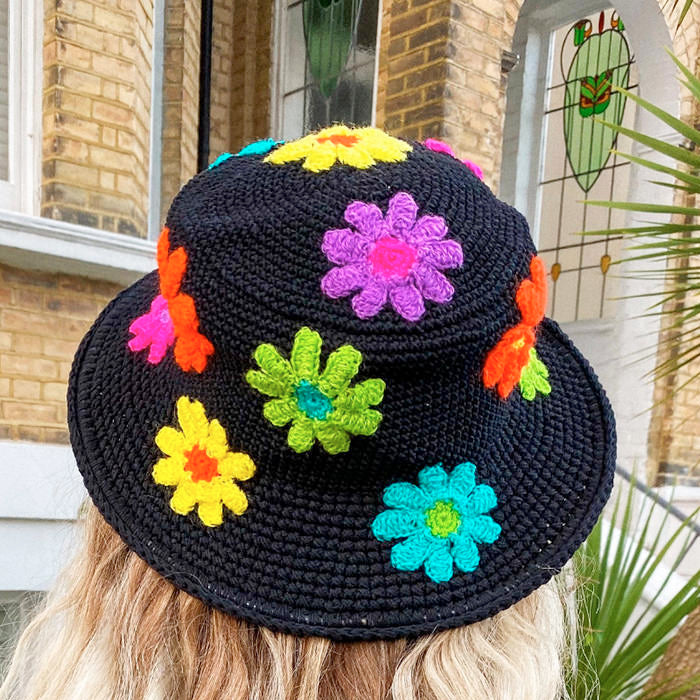 Casual Day Outfits, Easy Trendy Outfits Flower Crochet Bucket Hat Casual Day Outfits, Easy Trendy Outfits Flower Crochet Bucket Hat