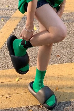Casual Day Outfits, Easy Trendy Outfits Foam Street Slippers
