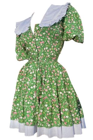 Casual Day Outfits, Easy Trendy Outfits Forbidden Garden Collar Dress