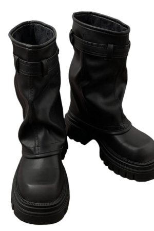 Casual Day Outfits, Easy Trendy Outfits Forbidden Girlfriend Chunky Boots