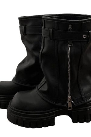 Casual Day Outfits, Easy Trendy Outfits Forbidden Girlfriend Chunky Boots