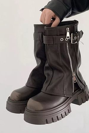 Casual Day Outfits, Easy Trendy Outfits Forbidden Girlfriend Chunky Boots