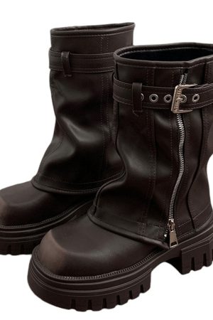 Casual Day Outfits, Easy Trendy Outfits Forbidden Girlfriend Chunky Boots