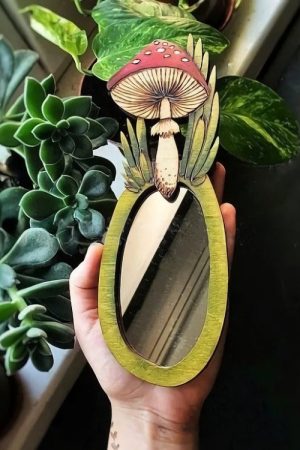 Casual Day Outfits, Easy Trendy Outfits Forest Mushroom Wooden Mirror