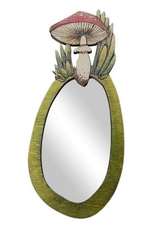 Casual Day Outfits, Easy Trendy Outfits Forest Mushroom Wooden Mirror