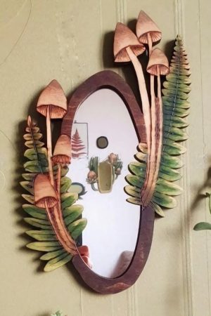 Casual Day Outfits, Easy Trendy Outfits Forest Mushroom Wooden Mirror