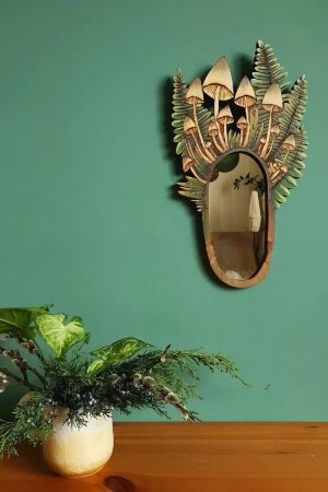 Casual Day Outfits, Easy Trendy Outfits Forest Mushroom Wooden Mirror