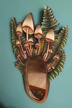 Casual Day Outfits, Easy Trendy Outfits Forest Mushroom Wooden Mirror