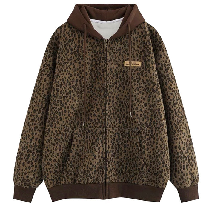 Casual Day Outfits, Easy Trendy Outfits Found Leopard Oversized Hoodie Casual Day Outfits, Easy Trendy Outfits Found Leopard Oversized Hoodie