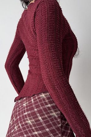 Casual Day Outfits, Easy Trendy Outfits Frazzled English Woman Asymmetrical Knit Top