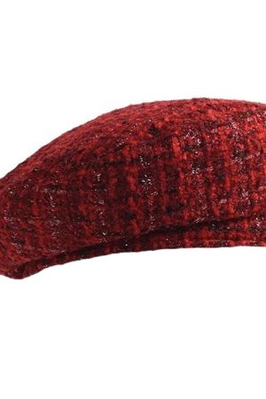 Casual Day Outfits, Easy Trendy Outfits French Girl Aesthetic Tweed Beret