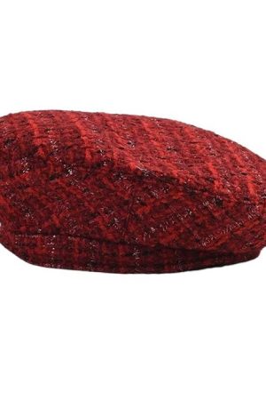 Casual Day Outfits, Easy Trendy Outfits French Girl Aesthetic Tweed Beret