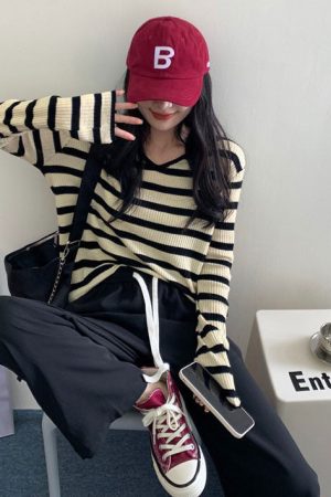 Casual Day Outfits, Easy Trendy Outfits French Girl Ribbed Top