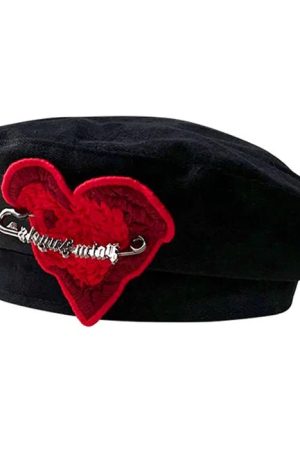 Casual Day Outfits, Easy Trendy Outfits French Kiss Heart Beret