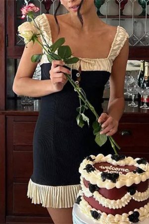 Casual Day Outfits, Easy Trendy Outfits French Maid Mini Dress