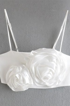 Casual Day Outfits, Easy Trendy Outfits French Rose Satin Top