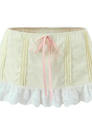 Casual Day Outfits, Easy Trendy Outfits French Summer Lace Top & Mini Skirt Co-Ord