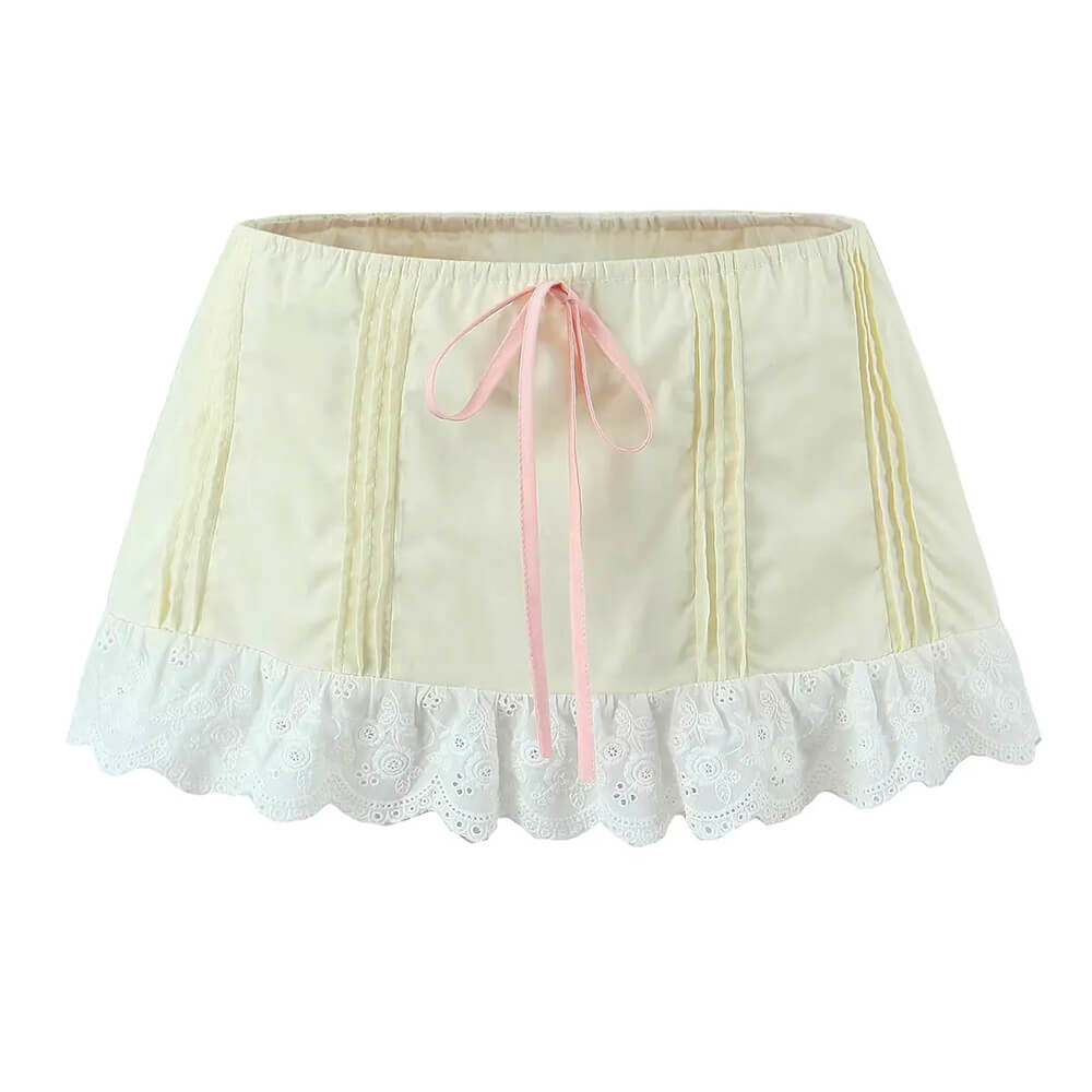 Casual Day Outfits, Easy Trendy Outfits French Summer Lace Top & Mini Skirt Co-Ord Casual Day Outfits, Easy Trendy Outfits French Summer Lace Top & Mini Skirt Co-Ord