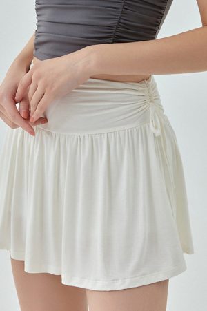 Casual Day Outfits, Easy Trendy Outfits French Sun Tennis Skirt in White