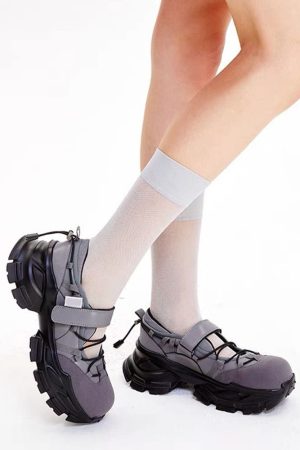 Casual Day Outfits, Easy Trendy Outfits Future World Aesthetic Platform Sandals