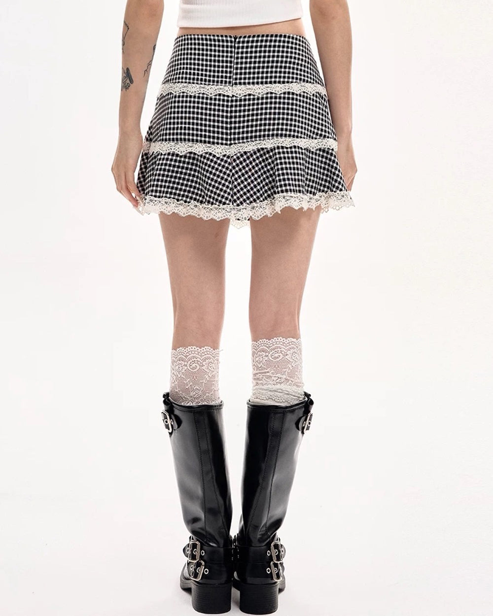 Casual Day Outfits, Easy Trendy Outfits Gingham Picnic Ruffle Skirt Casual Day Outfits, Easy Trendy Outfits Gingham Picnic Ruffle Skirt