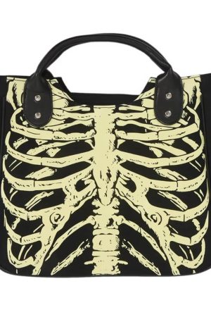 Casual Day Outfits, Easy Trendy Outfits Glow In The Dark Skeleton Bag