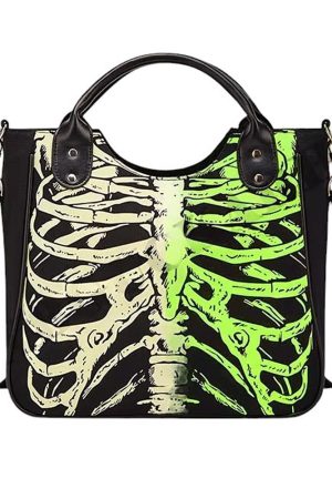 Casual Day Outfits, Easy Trendy Outfits Glow In The Dark Skeleton Bag