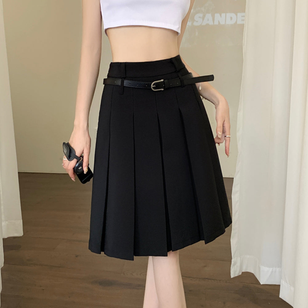 Casual Day Outfits, Easy Trendy Outfits Good Manners Midi Pleated Skirt Casual Day Outfits, Easy Trendy Outfits Good Manners Midi Pleated Skirt