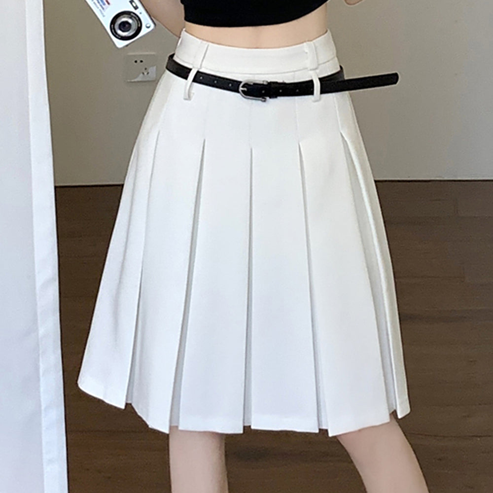 Casual Day Outfits, Easy Trendy Outfits Good Manners Midi Pleated Skirt Casual Day Outfits, Easy Trendy Outfits Good Manners Midi Pleated Skirt