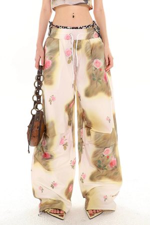 Casual Day Outfits, Easy Trendy Outfits Gossip Team Floral Cargo Pants
