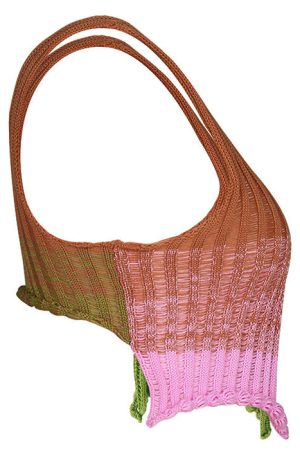 Casual Day Outfits, Easy Trendy Outfits Gradient Crochet Top