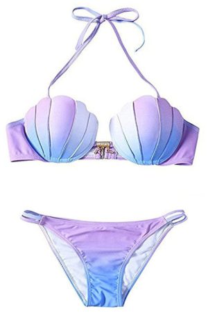 Casual Day Outfits, Easy Trendy Outfits Gradient Mermaid Bikini