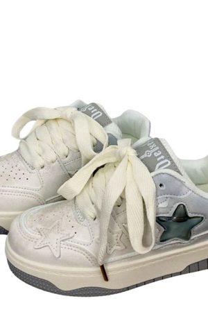 Casual Day Outfits, Easy Trendy Outfits Gradient Star Aesthetic Sneakers