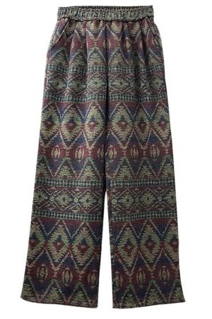 Casual Day Outfits, Easy Trendy Outfits Grandma Aesthetic Patterned Pants