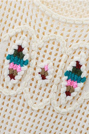 Casual Day Outfits, Easy Trendy Outfits Grandmacore Cropped Knit Vest