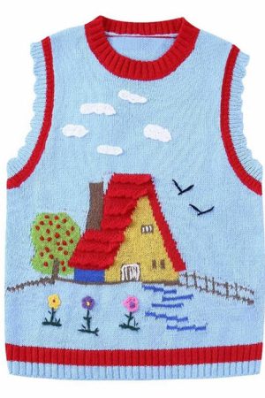 Casual Day Outfits, Easy Trendy Outfits Grandma's House Knit Vest