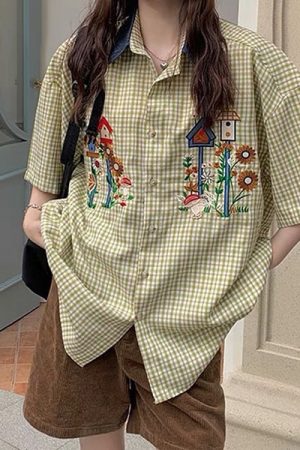 Casual Day Outfits, Easy Trendy Outfits Grandma's House Plaid Shirt