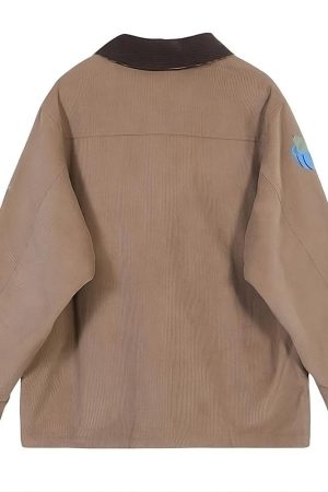 Casual Day Outfits, Easy Trendy Outfits Grandpa Aesthetic Corduroy Jacket