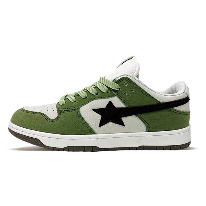 Casual Day Outfits, Easy Trendy Outfits Green & Black Aesthetic Star Sneakers Casual Day Outfits, Easy Trendy Outfits Green & Black Aesthetic Star Sneakers