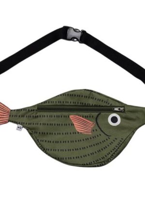 Casual Day Outfits, Easy Trendy Outfits Green Fish Waist Bag