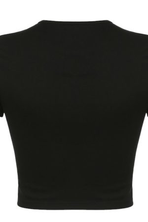 Casual Day Outfits, Easy Trendy Outfits Grunge Aesthetic Angel Wings Crop Top