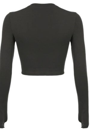 Casual Day Outfits, Easy Trendy Outfits Grunge Eyes Long Sleeve Tee