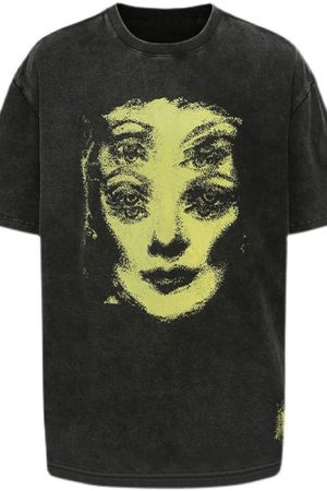 Casual Day Outfits, Easy Trendy Outfits Grunge Ghost Face Graphic T-Shirt