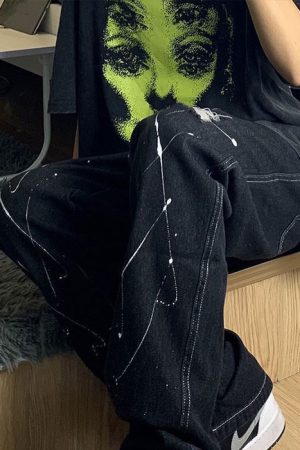 Casual Day Outfits, Easy Trendy Outfits Grunge Ghost Face Graphic T-Shirt