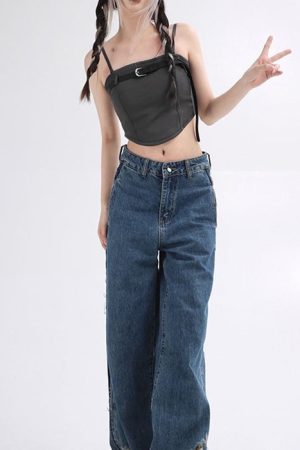 Casual Day Outfits, Easy Trendy Outfits Grunge Sleaze Tank Top