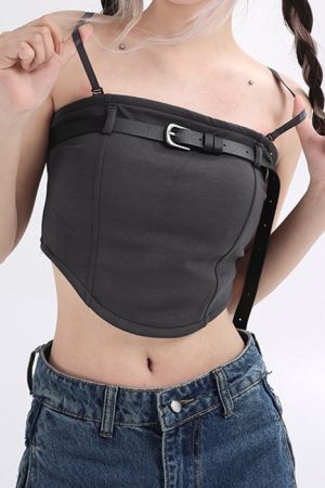 Casual Day Outfits, Easy Trendy Outfits Grunge Sleaze Tank Top