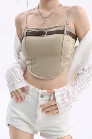 Casual Day Outfits, Easy Trendy Outfits Grunge Sleaze Tank Top