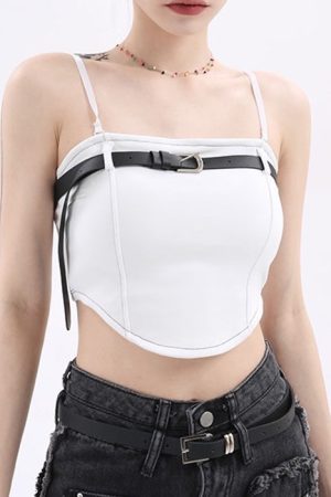 Casual Day Outfits, Easy Trendy Outfits Grunge Sleaze Tank Top