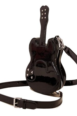 Casual Day Outfits, Easy Trendy Outfits Guitar Shaped Crossbody Bag