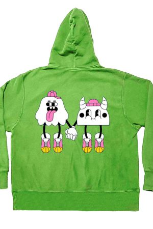 Casual Day Outfits, Easy Trendy Outfits Heart Print Hoodie